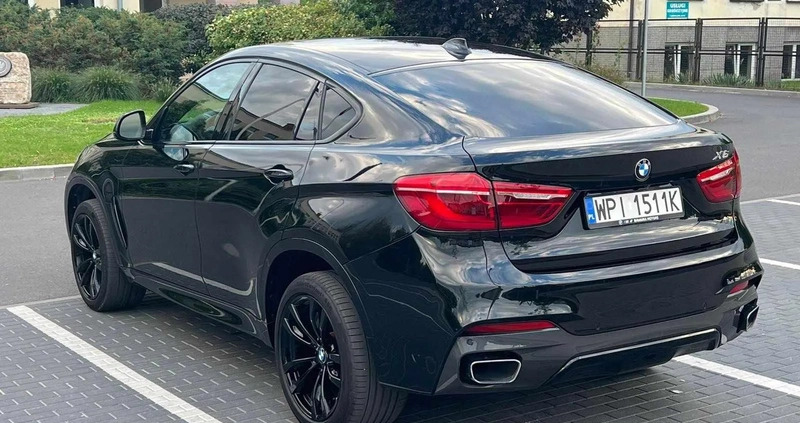 BMW X6 cena 160000 przebieg: 65000, rok produkcji 2018 z Olsztyn małe 781